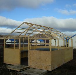 14x16 Wood Tent Frame