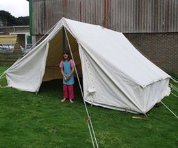 White Canvas tent