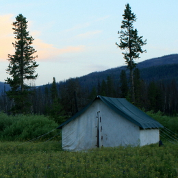 A Canvas Wall Tent